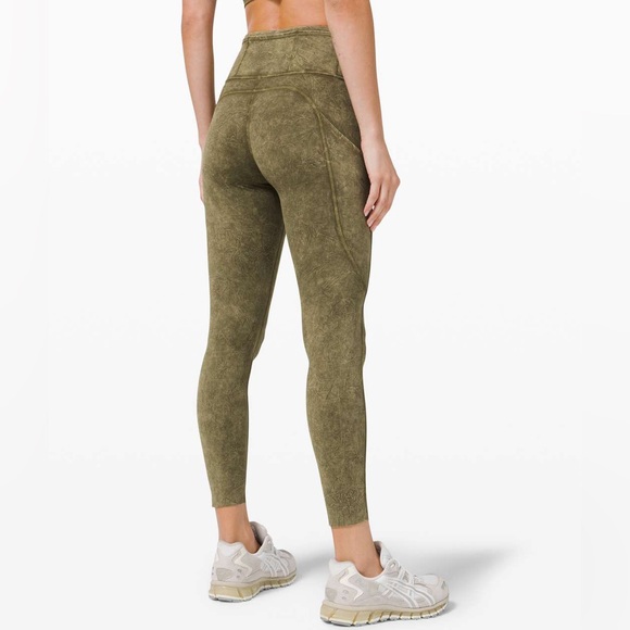 Lululemon Fast and Free Ice Dye High Rise Leggings - Picture 1 of 7